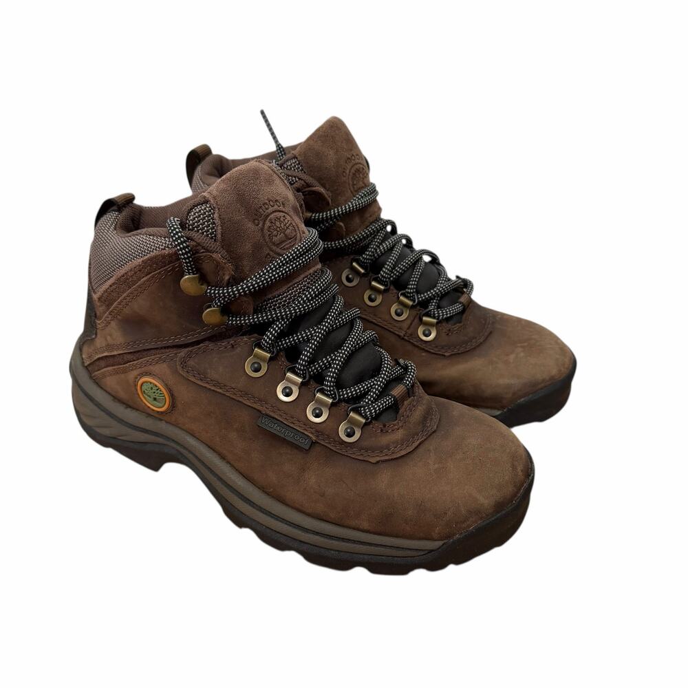 Timberland Brown Leather Hiking Boots Sz 6